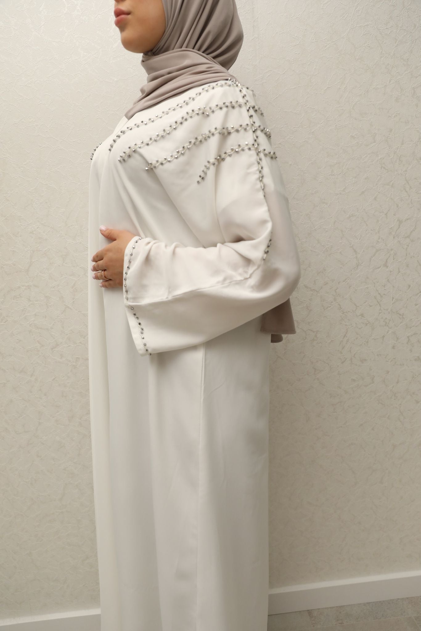 Diamond Snow Abaya