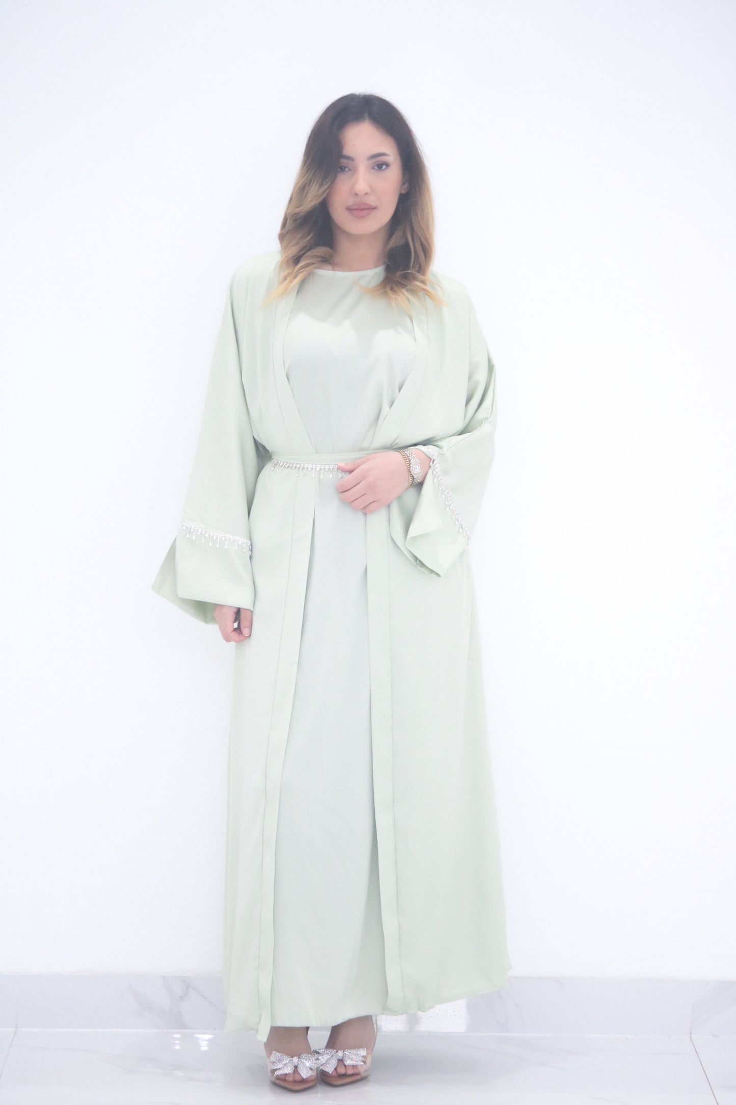 Celeste Sage Mint Abaya