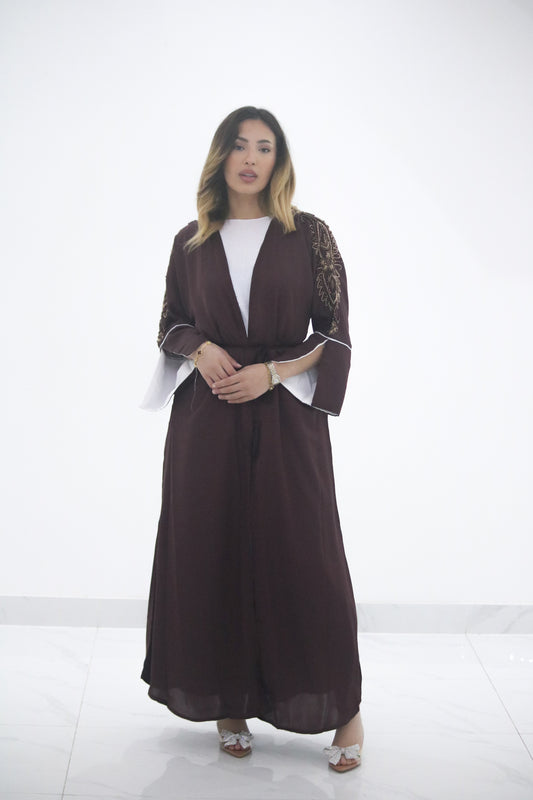 Brown Allure Abaya