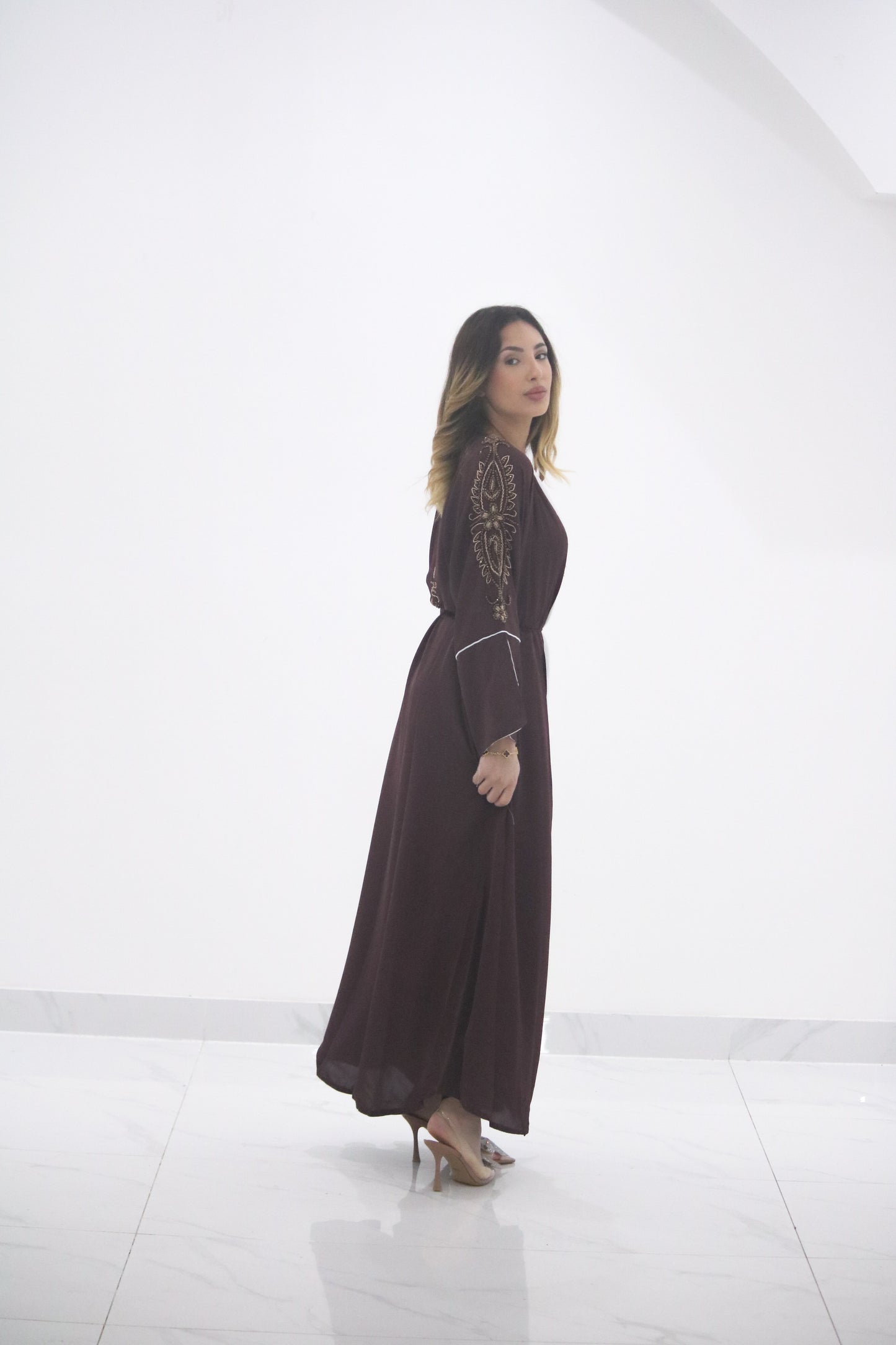 Brown Allure Abaya