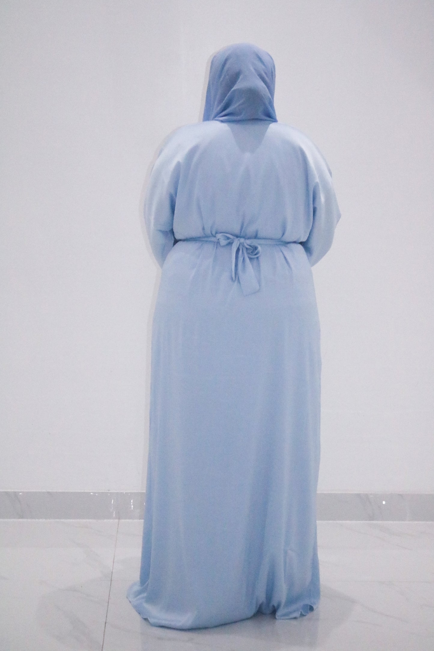 Celeste Sky Blue Abaya