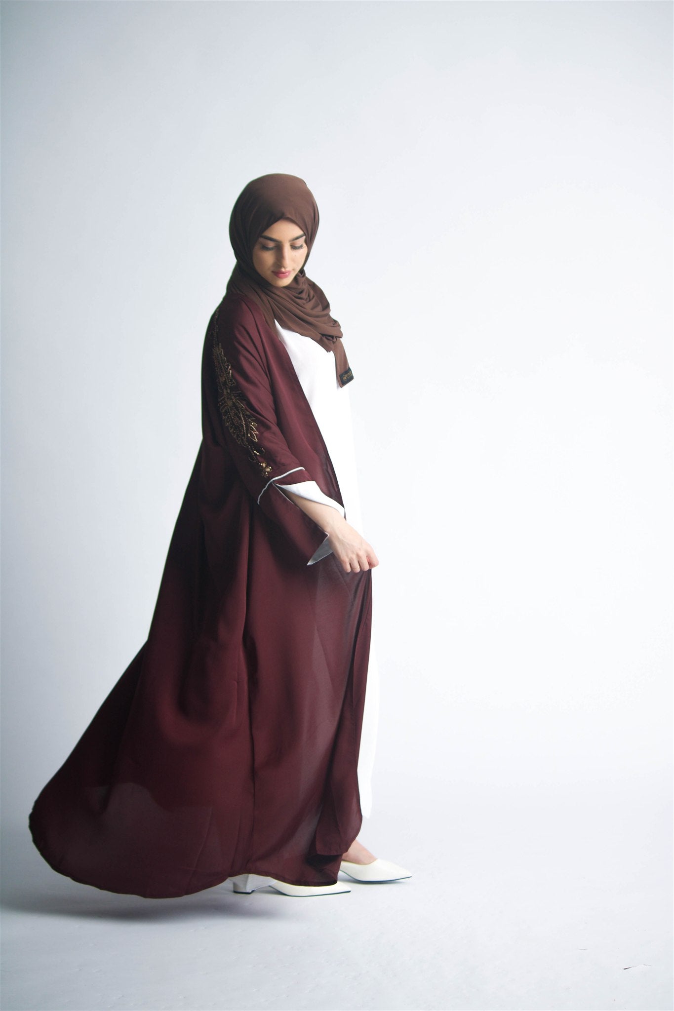Brown Allure Abaya
