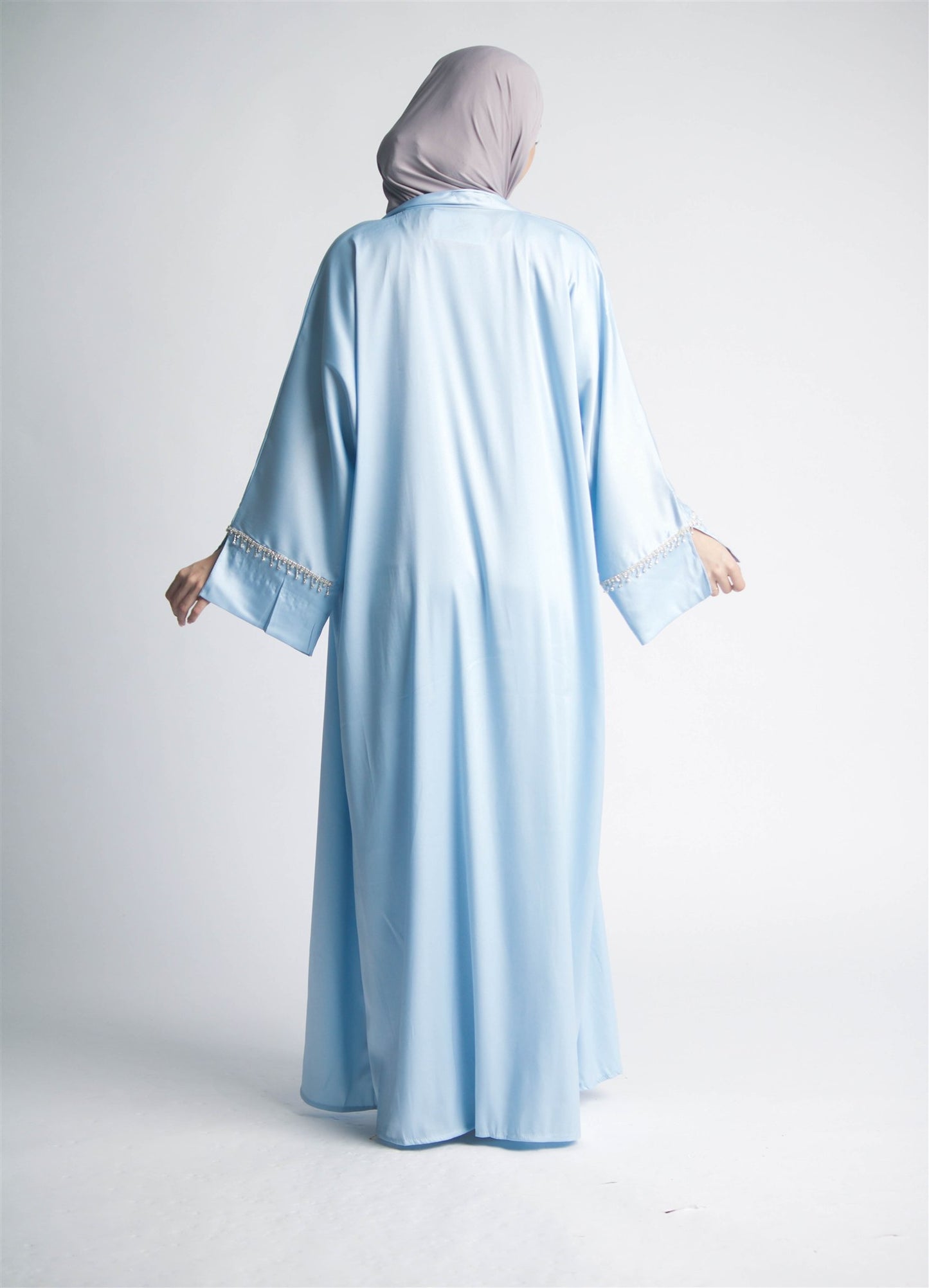 Celeste Sky Blue Abaya