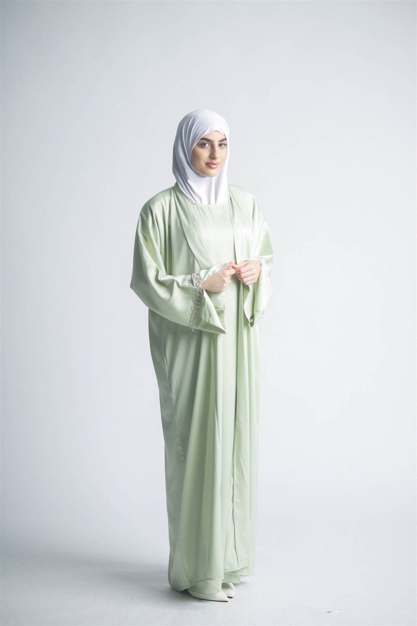 Celeste Sage Mint Abaya