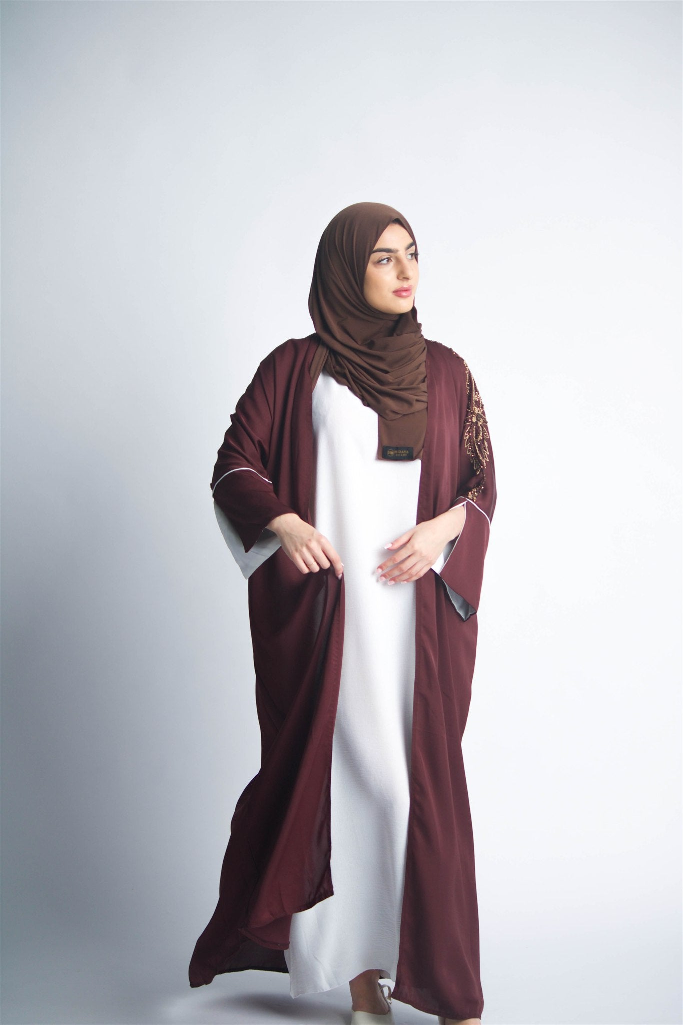 Brown Allure Abaya