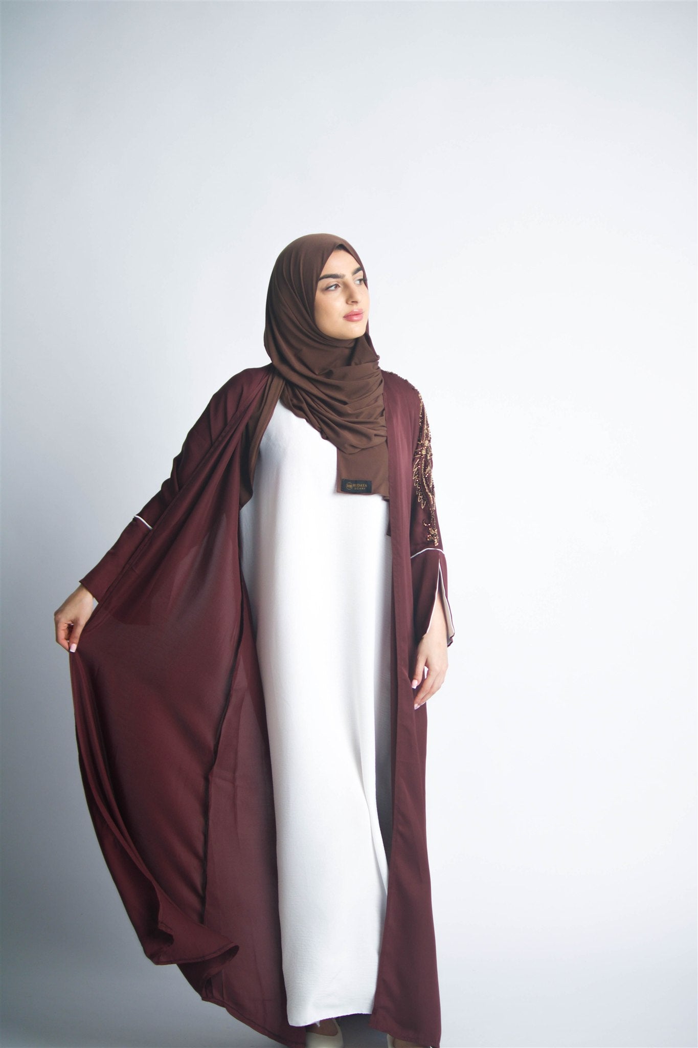 Brown Allure Abaya