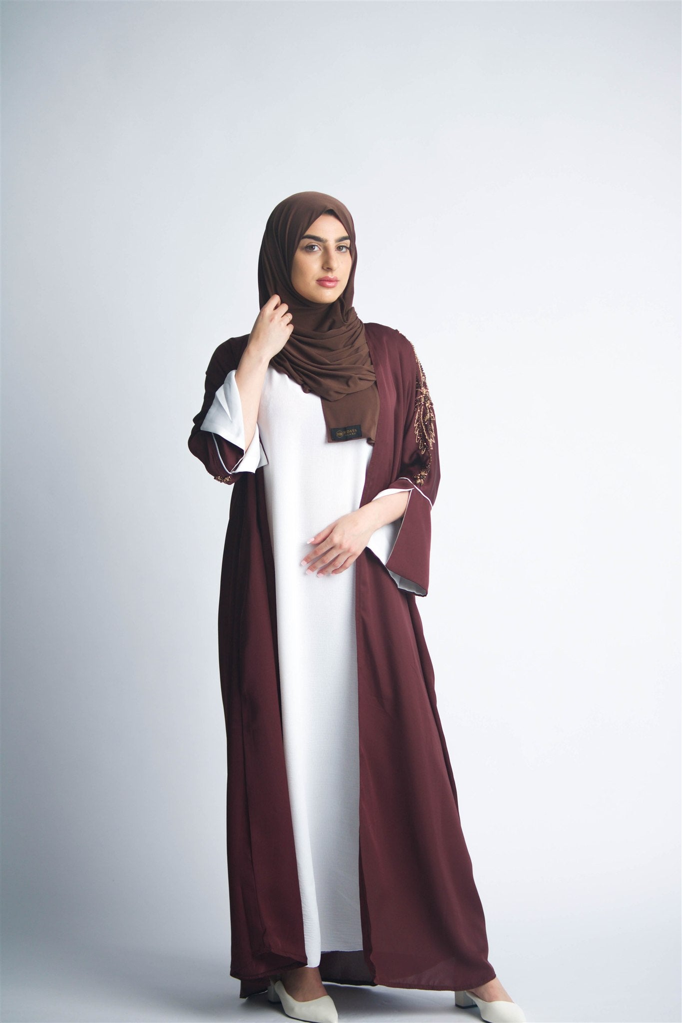 Brown Allure Abaya